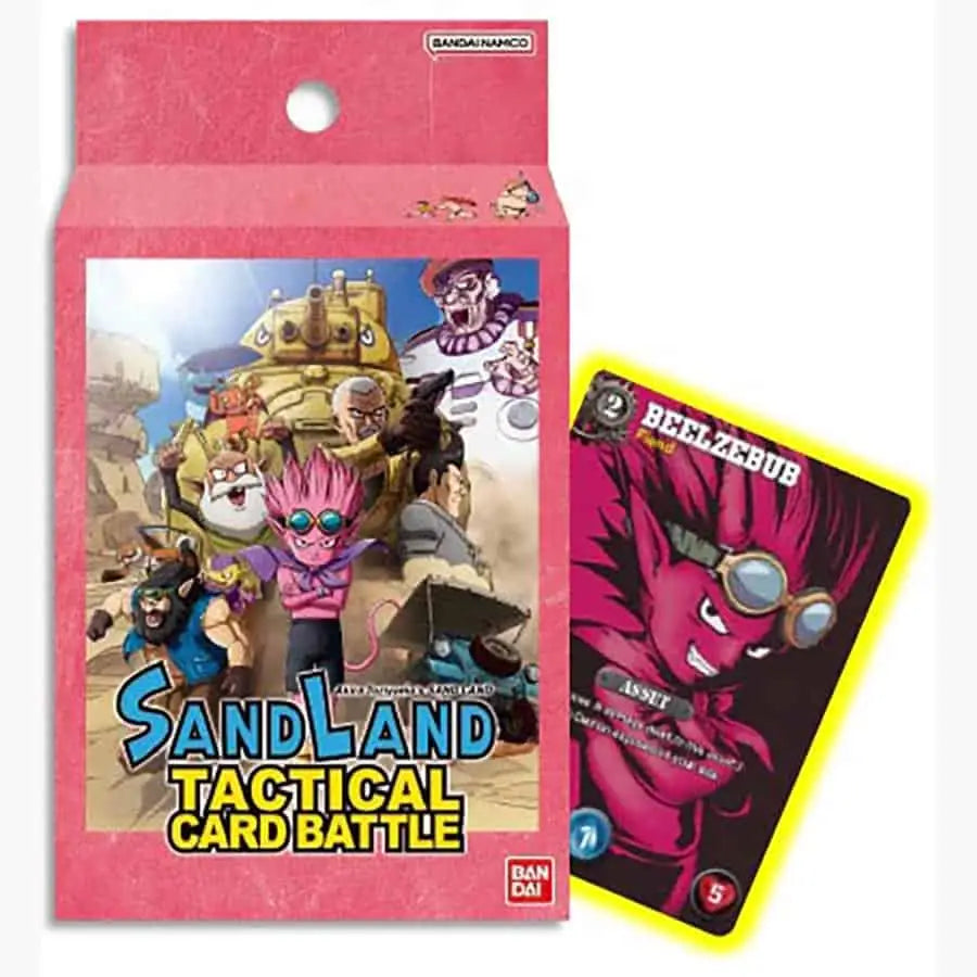 Sand Land Tactical Card Battle Deck featuring gameplay designed by Richard Garfield