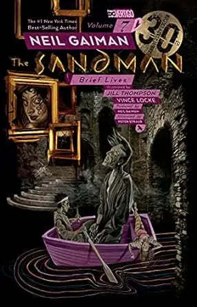 Book cover of Neil Gaiman’s The Sandman graphic novel series, ideal for collectors of trading cards