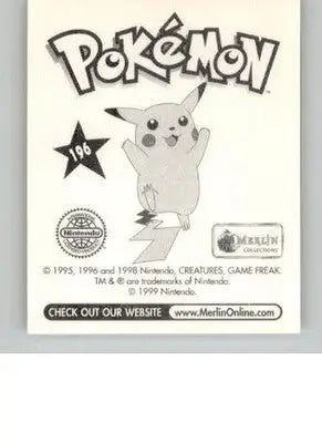 Sandshrew - 1999 Merlin Pokemon Stickers - #196 - Non_sport - Non-Sports Card Single