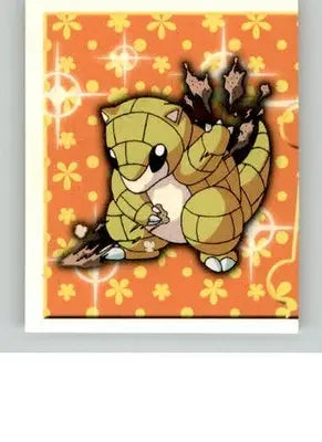 Sandshrew - 1999 Merlin Pokemon Stickers - #196 - Non_sport - Non-Sports Card Single