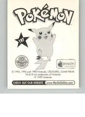 Sandslash - 1999 Merlin Pokemon Stickers - #197 - Non_sport - Non-Sports Card Single
