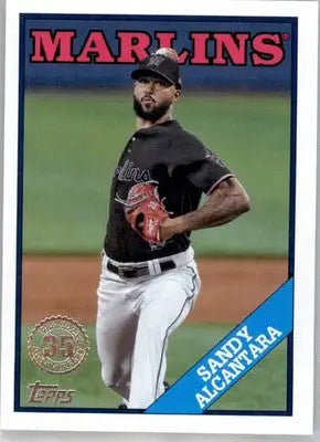 Sandy Alcantara - 2023 Topps - #T88-3 - 1988 Topps Baseball 35th Anniversary - Baseball Card Single