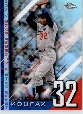 Sandy Koufax - 2020 Topps Update - #NG-20 - A Numbers Game Baseball - Baseball Card Single
