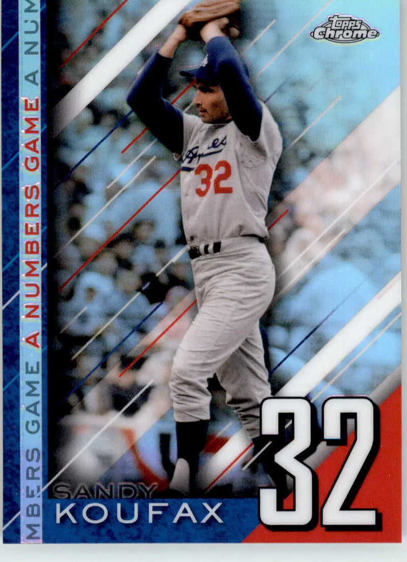 Sandy Koufax - 2020 Topps Update - #NG-20 - A Numbers Game Baseball - Baseball Card Single