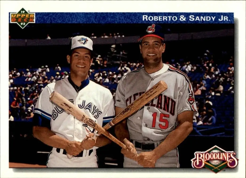 Sandy / Roberto Alomar 1992 Upper Deck MLB #81 Baseball Card Cleveland Indians - Baseball Card Single