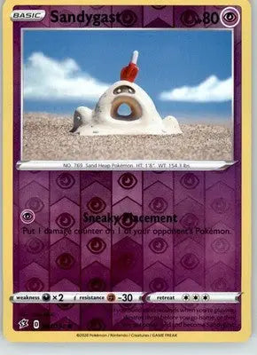 Sandygast - Rebel Clash - 081/192 - Reverse Holo LP Pokemon - Pokémon Card Single