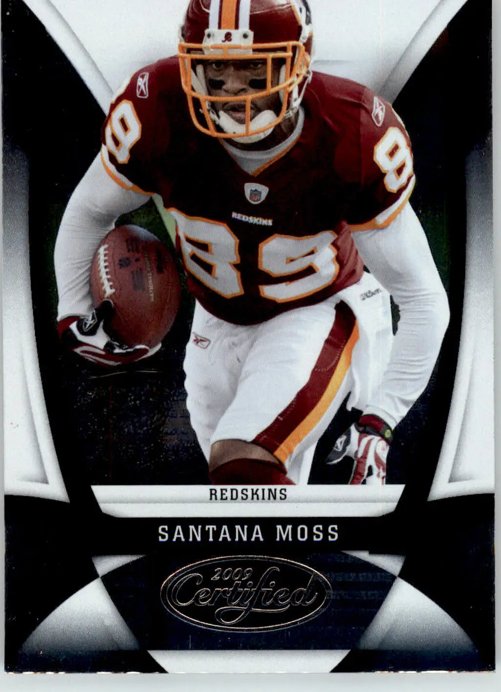 Santana Moss - 2009 Donruss Certified - #125 - Football - Football Card Single
