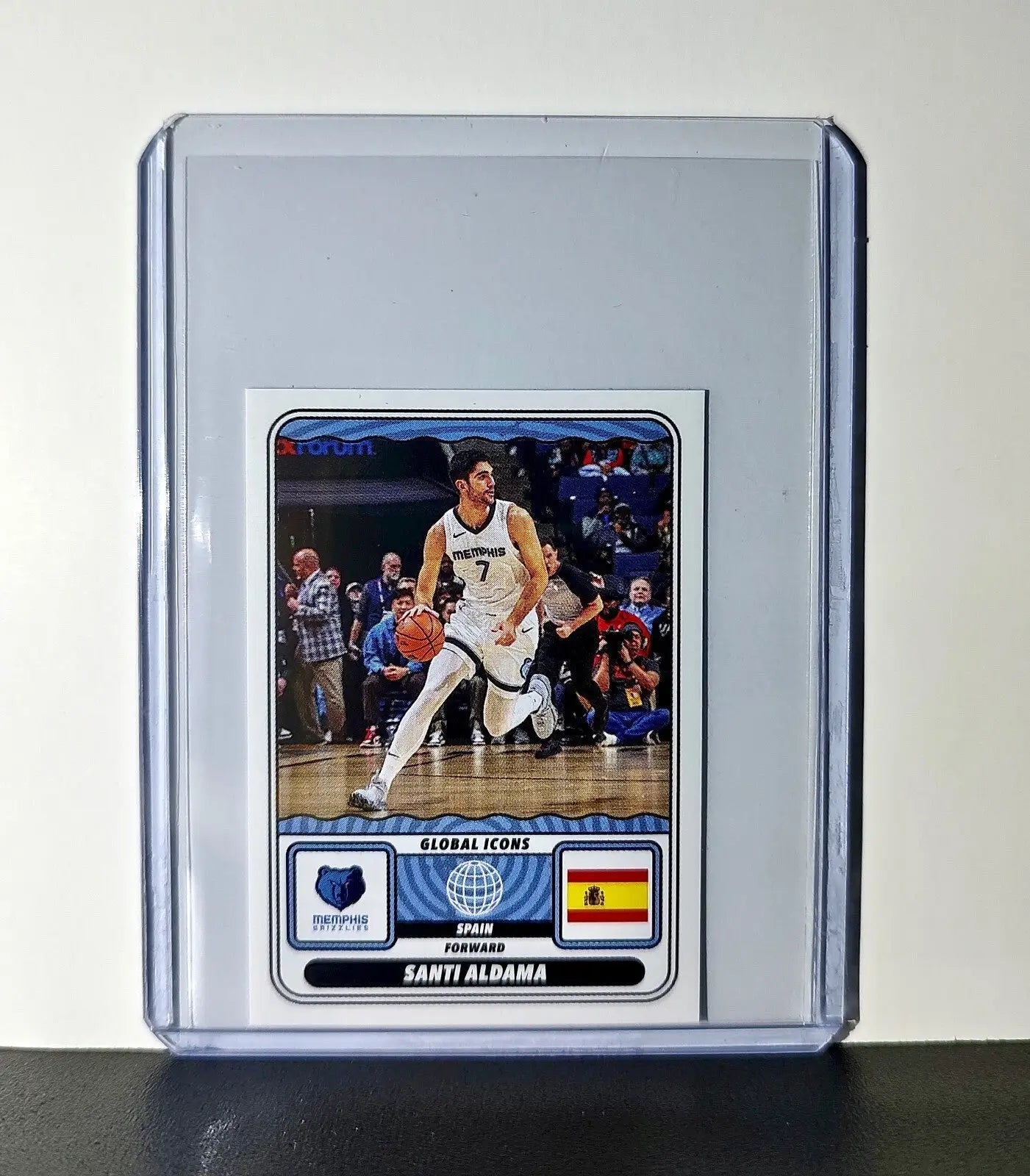 Santi Aldama Global Icons 2024-25 Panini NBA #71 Sticker Card Memphis Grizzlies - Basketball Card Single