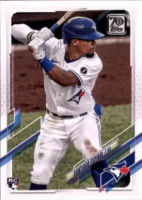 Santiago Espinal Rookie 2021 Topps #243 Toronto Blue Jays - Baseball Card Single