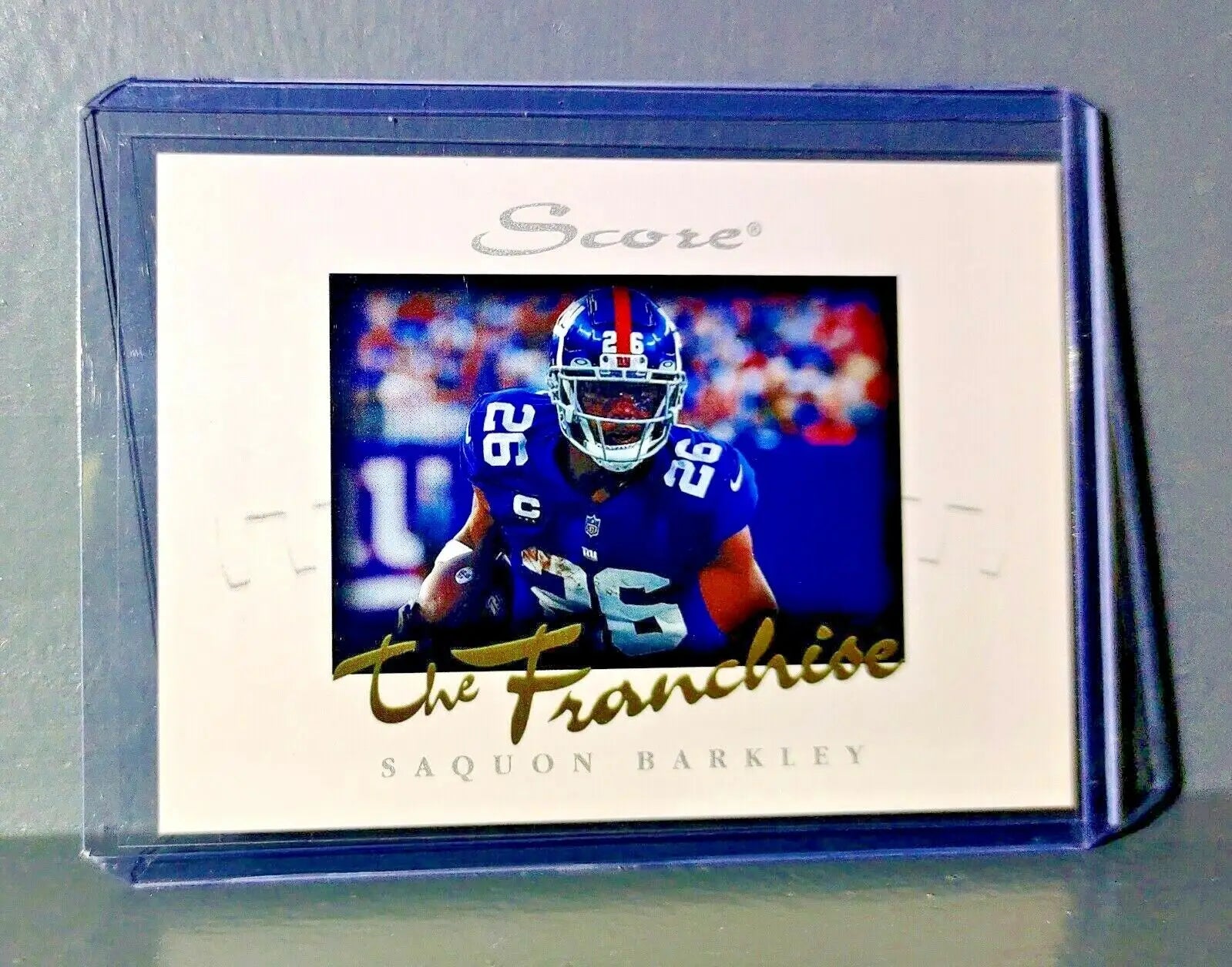 Saquon Barkley 2021 Panini NFL Score The Franchise #23 Card 1/1966 - Football Card Single