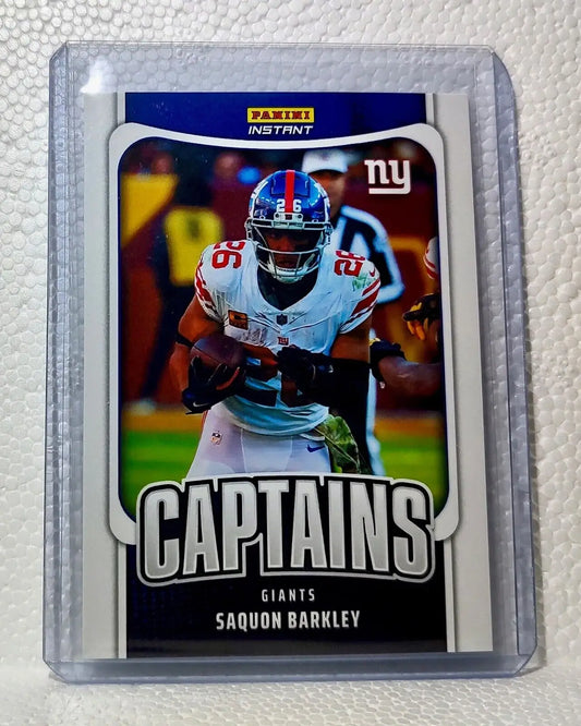 Saquon Barkley 2023 Panini NFL Captain #24 Football Card New York Giants 1/331 - Football Card Single