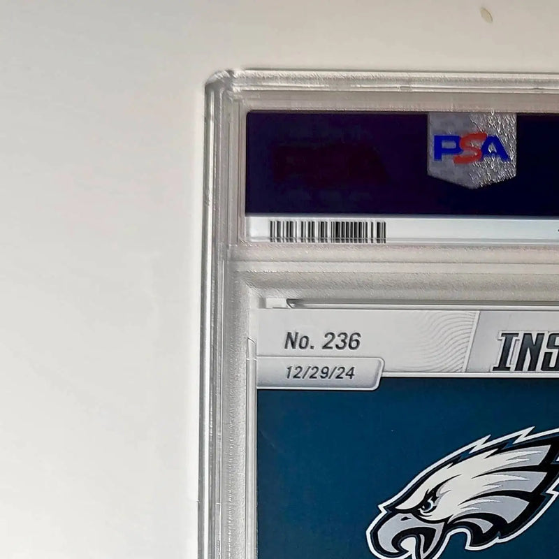 Saquon Barkley 2024 Panini Milestone NFL #236 Eagles 1 of 809 PSA 10 Gem Mint