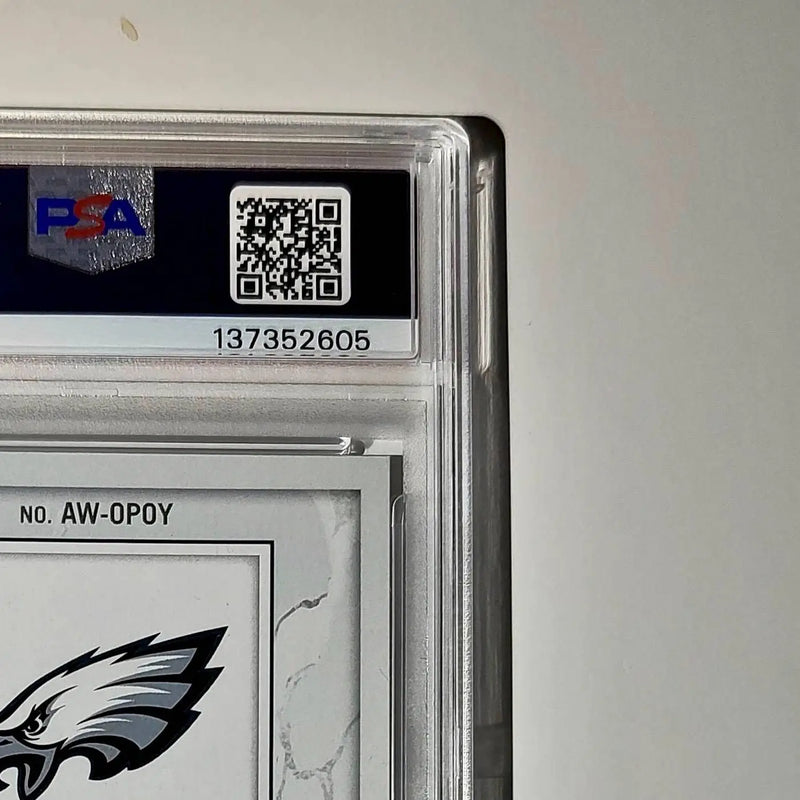 Saquon Barkley 2024 Panini NFL AP Offensive Player of the Year Eagles PSA 10 Gem