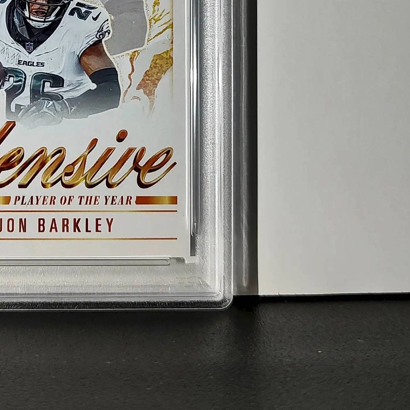 Saquon Barkley 2024 Panini NFL AP Offensive Player of the Year Eagles PSA 9 Mint