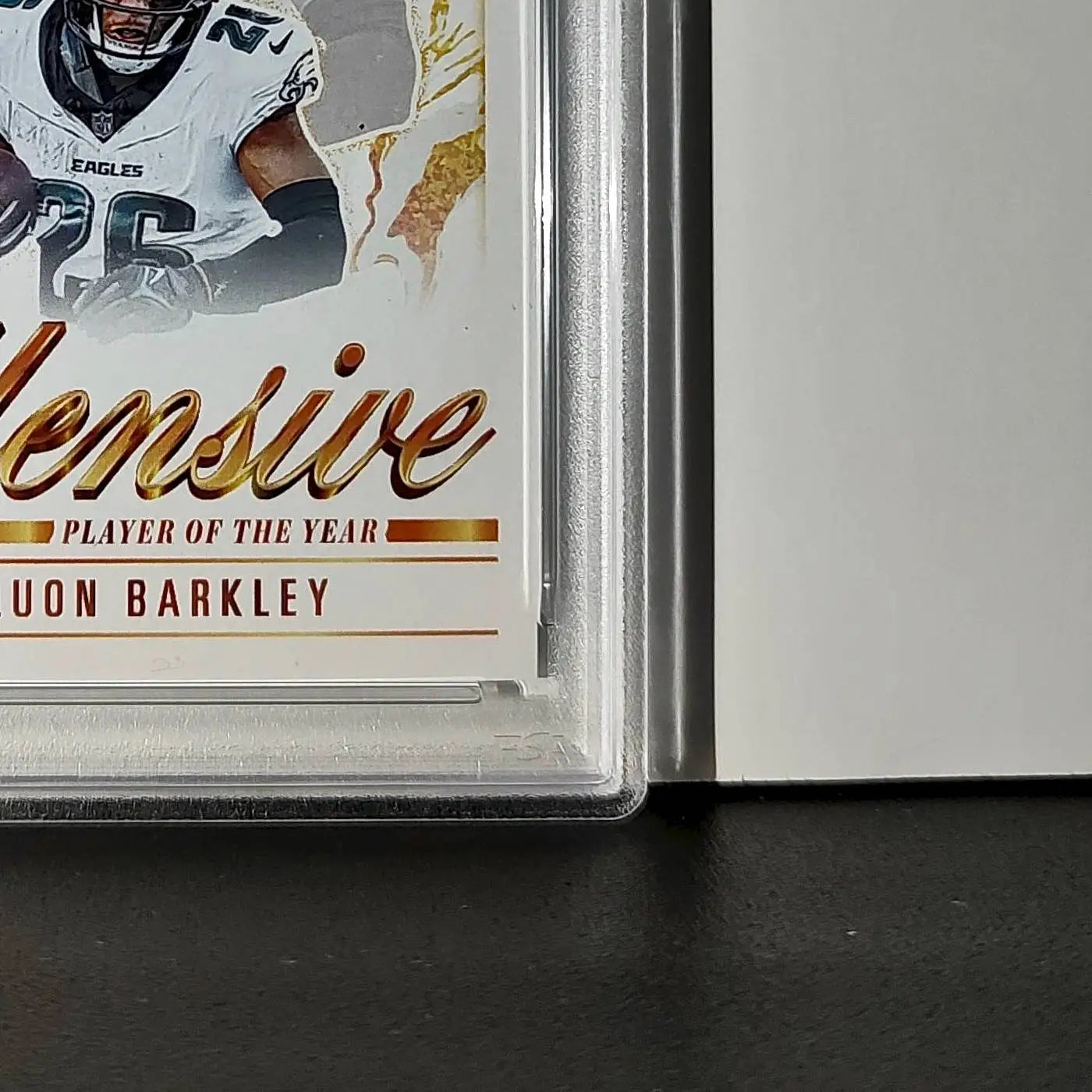 Saquon Barkley 2024 Panini NFL AP Offensive Player of the Year Eagles PSA 10 Gem