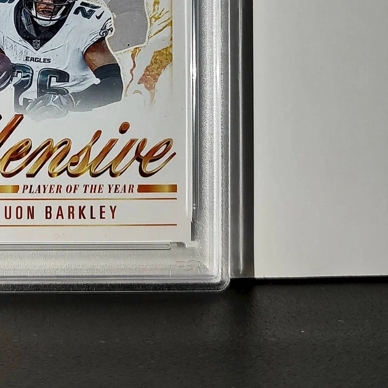 Saquon Barkley 2024 Panini NFL AP Offensive Player of the Year Eagles PSA 10 Gem