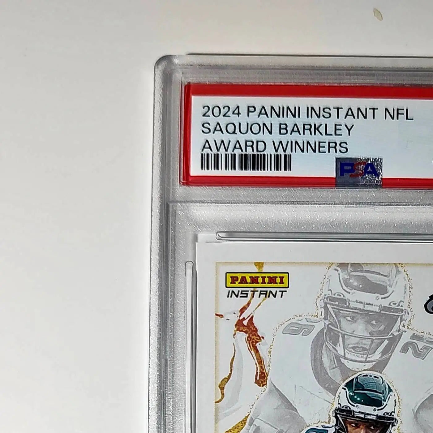 Saquon Barkley 2024 Panini NFL AP Offensive Player of the Year Eagles PSA 10 Gem