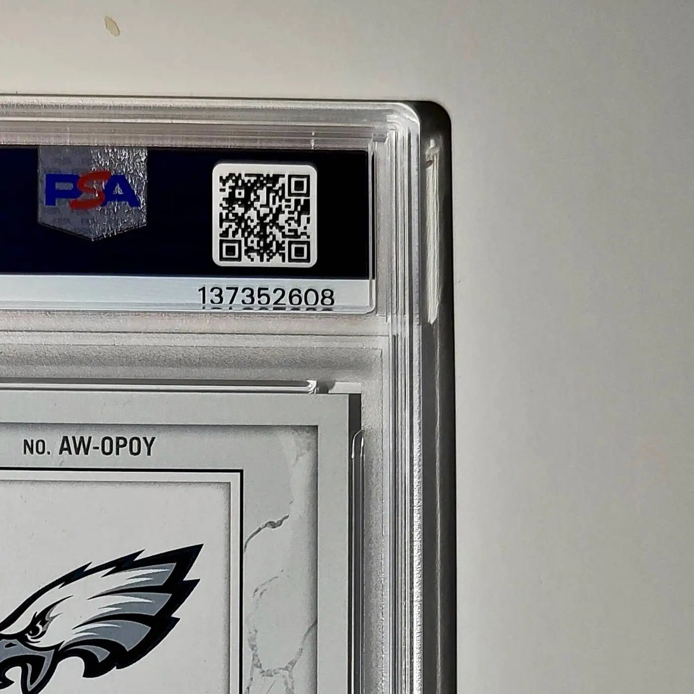 Saquon Barkley 2024 Panini NFL Offensive Player of the Year Eagles PSA 8 NM-MT