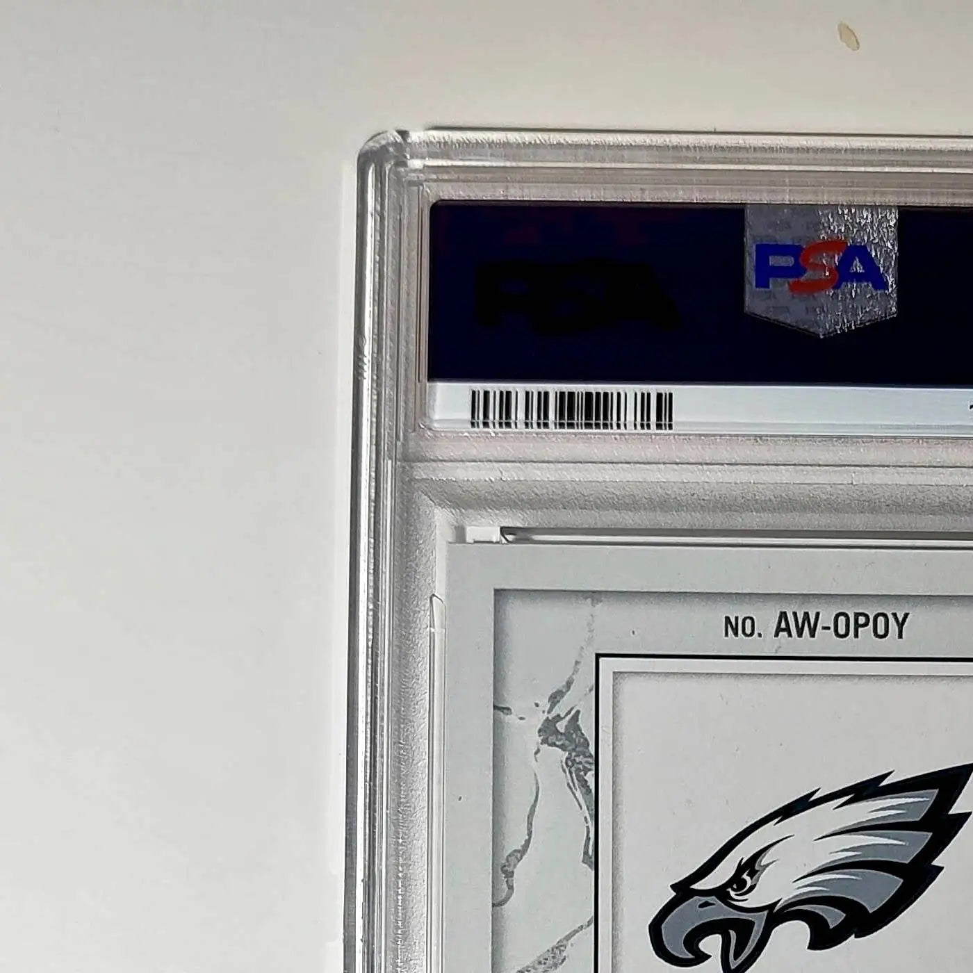 Saquon Barkley 2024 Panini NFL Offensive Player of the Year Eagles PSA 8 NM-MT