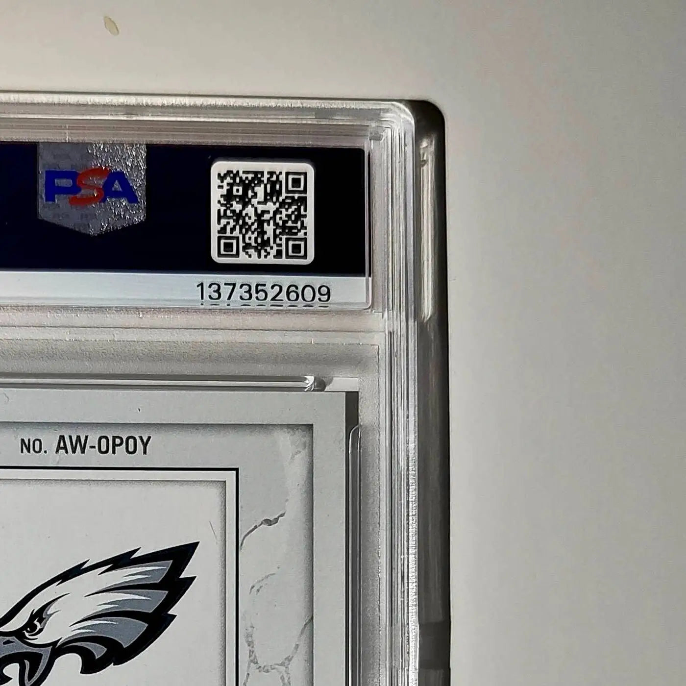Saquon Barkley 2024 Panini NFL Offensive Player of the Year Eagles PSA 8 NM-MT