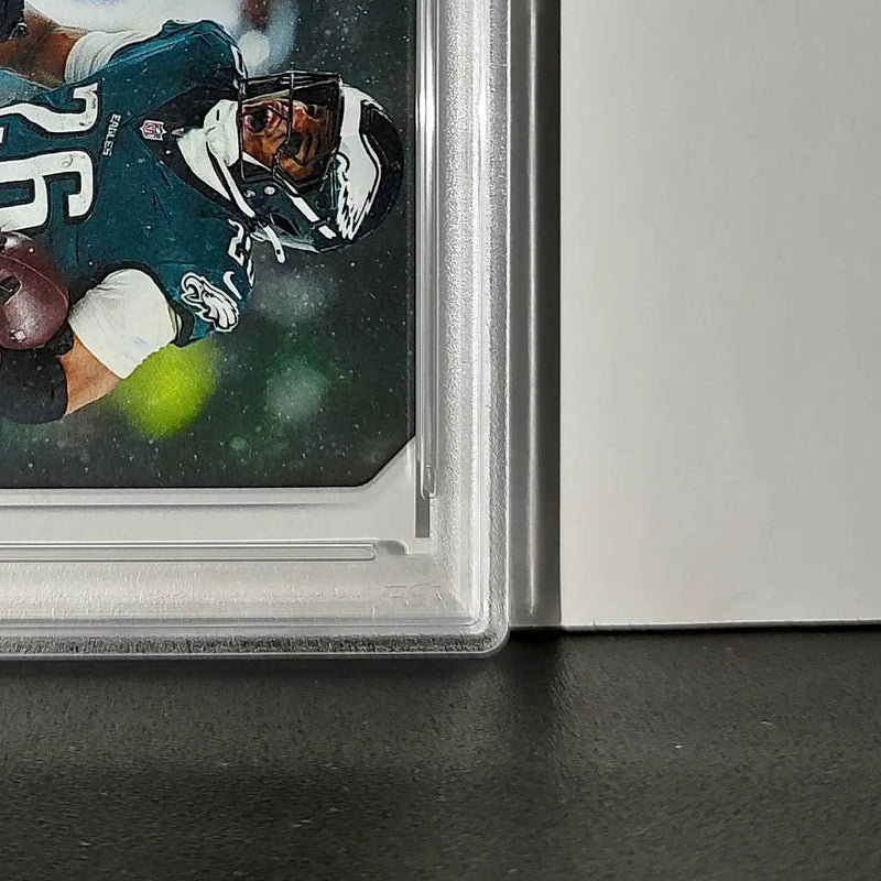 Saquon Barkley 2024 Panini Record Breaker NFL #270 Philadelphia Eagles PSA 10