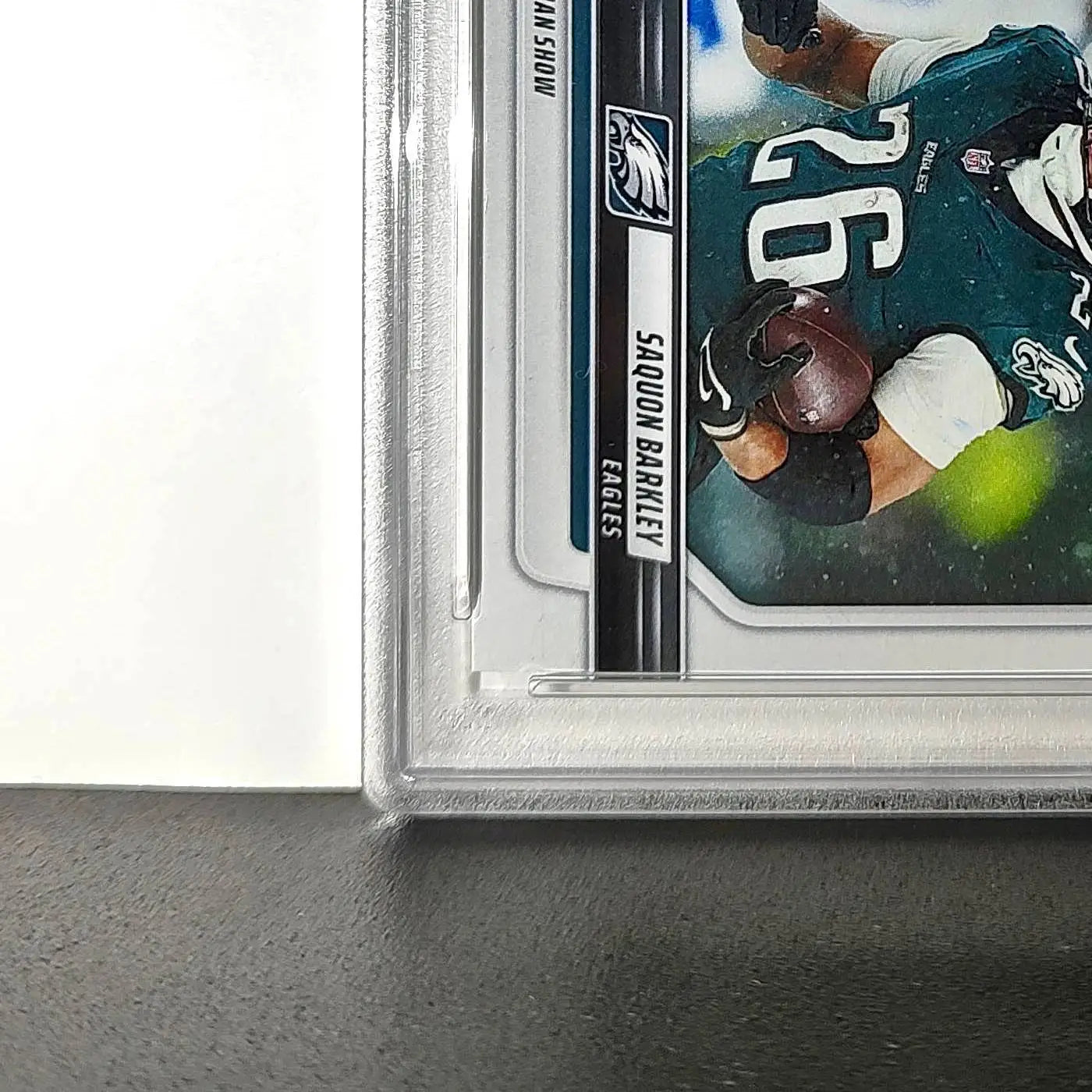 Saquon Barkley 2024 Panini Record Breaker NFL #270 Philadelphia Eagles PSA 10 - Football Card Single