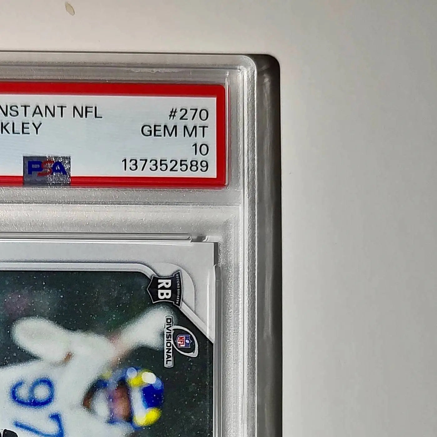 Saquon Barkley 2024 Panini Record Breaker NFL #270 Philadelphia Eagles PSA 10 - Football Card Single