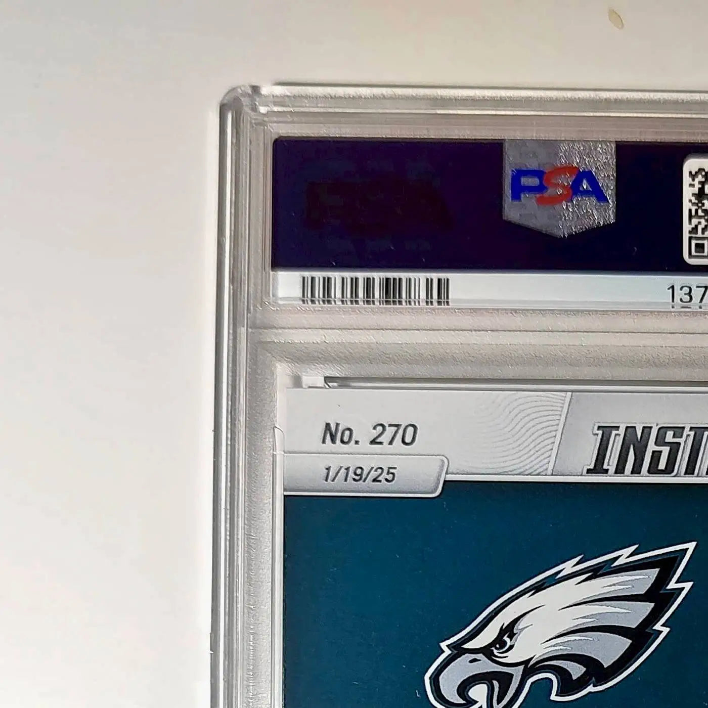 Saquon Barkley 2024 Panini Record Breaker NFL #270 Philadelphia Eagles PSA 10 - Football Card Single