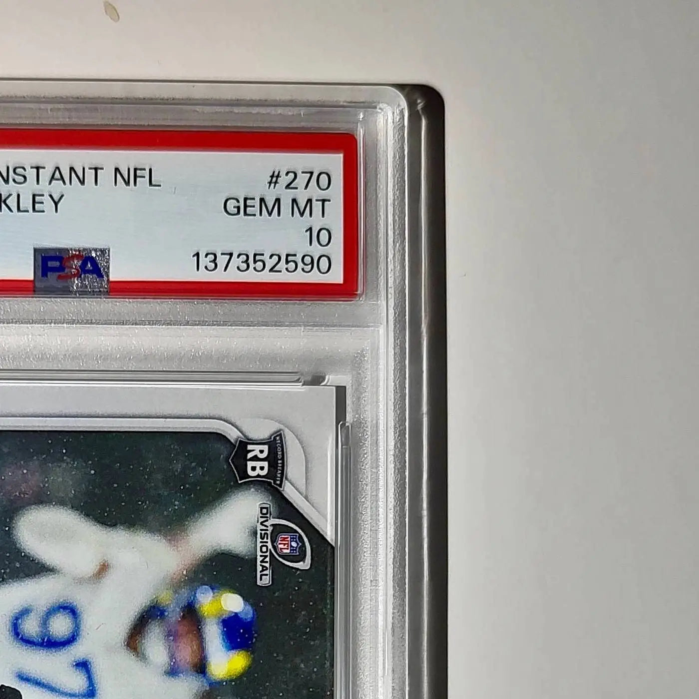 Saquon Barkley 2024 Panini Record Breaker NFL #270 Philadelphia Eagles PSA 10 - Football Card Single
