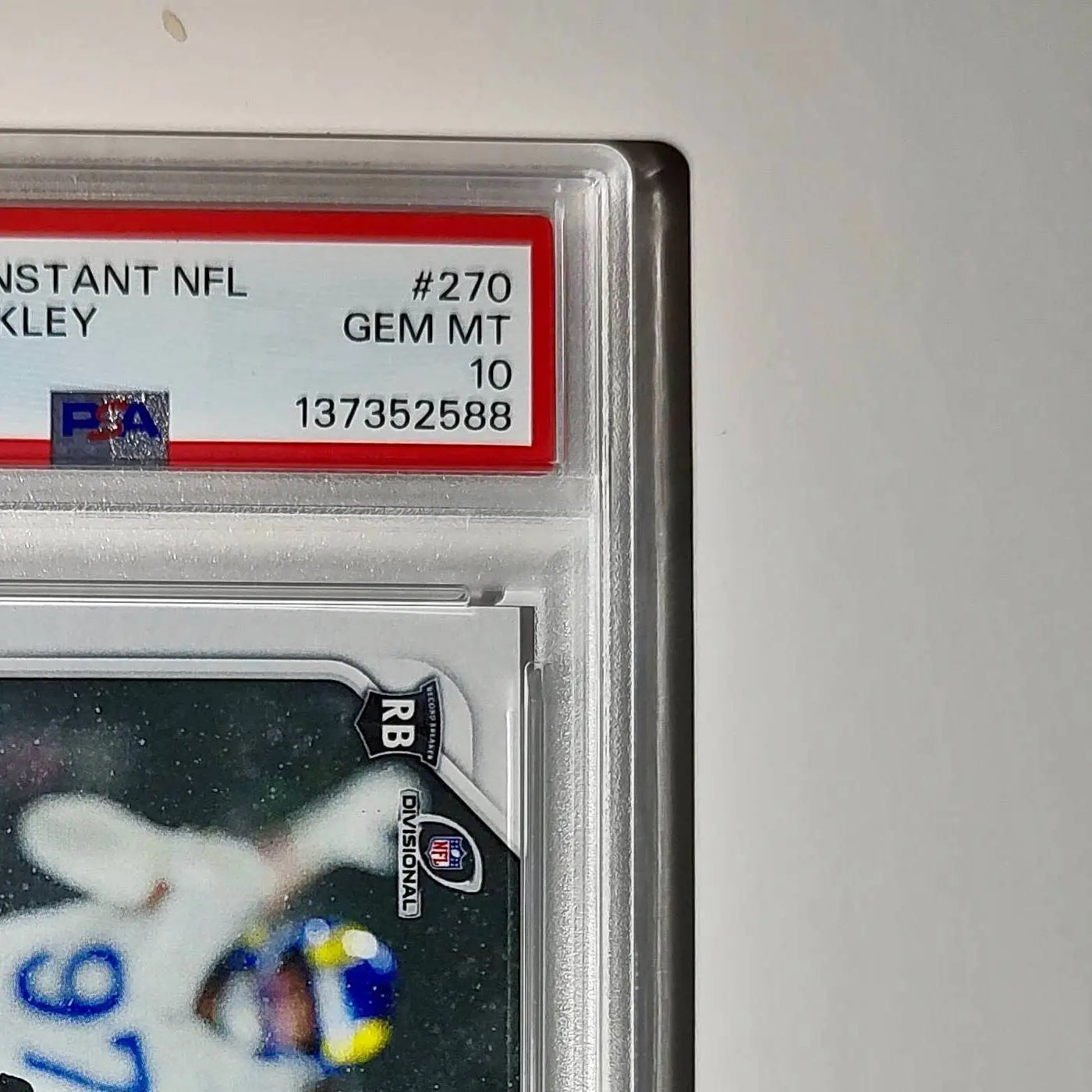 Saquon Barkley 2024 Panini Record Breaker NFL #270 Philadelphia Eagles PSA 10 - Football Card Single