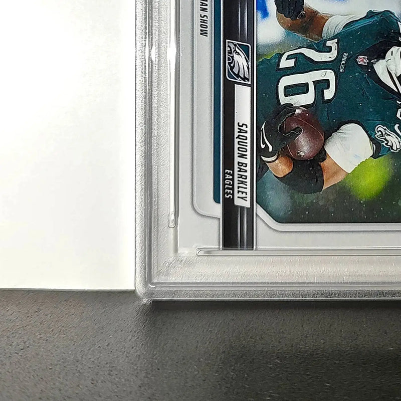 Saquon Barkley 2024 Panini Record Breaker NFL #270 Philadelphia Eagles PSA 10 - Football Card Single