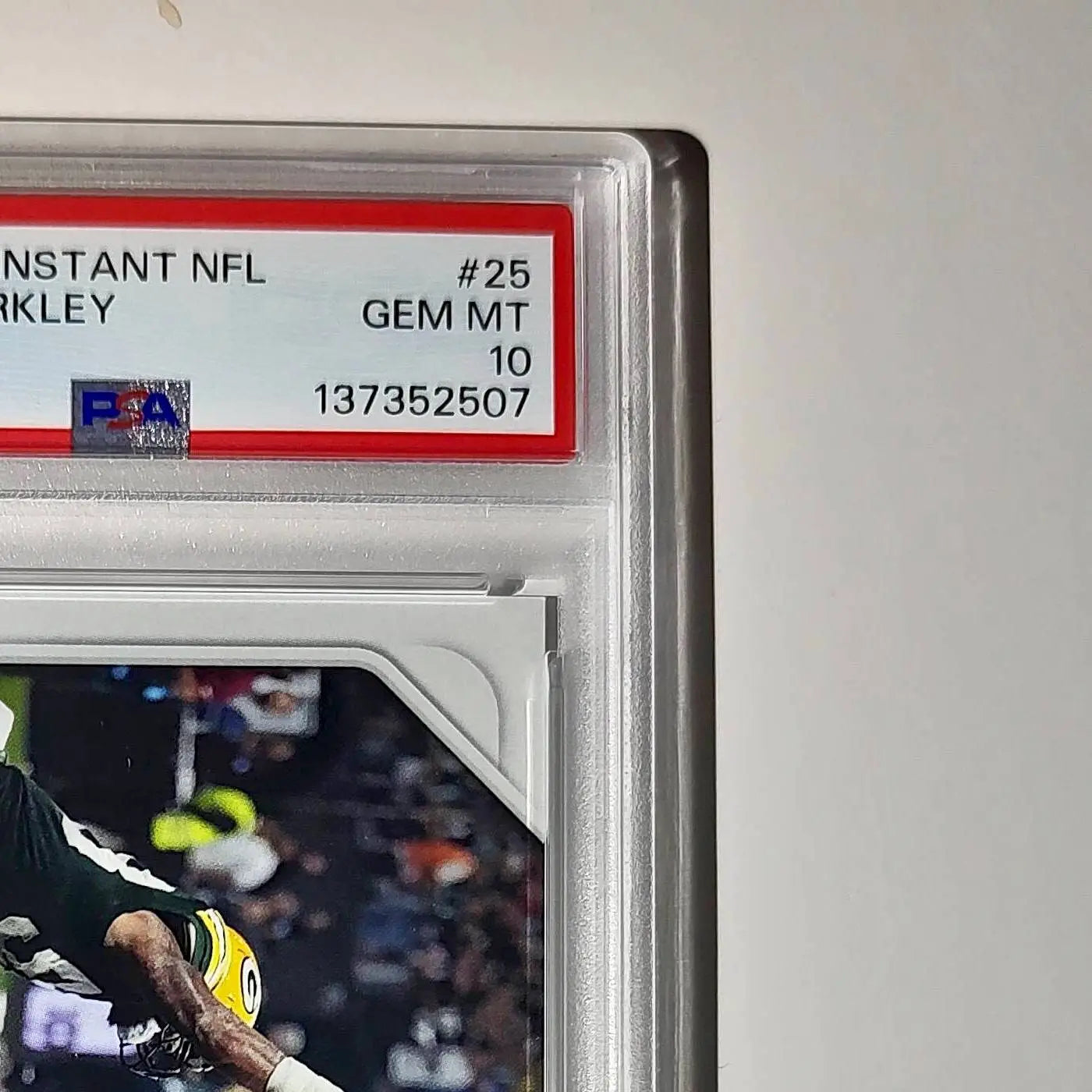 Saquon Barkley Rookie 2024 Panini Instant NFL #25 PSA 10 Gem Mint - Football Card Single