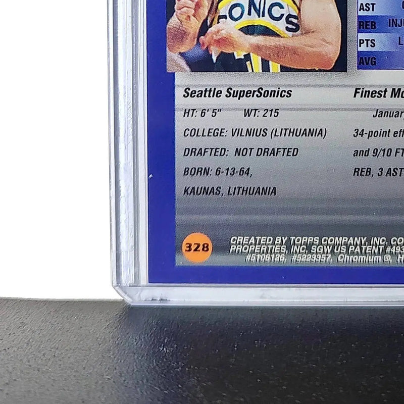 Sarunas Marciulionis 1994-95 Topps Finest #328 Card