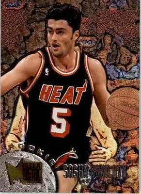 Sasha Danilovic - 1995-96 Metal - #162 - RC Basketball - Basketball Card Single