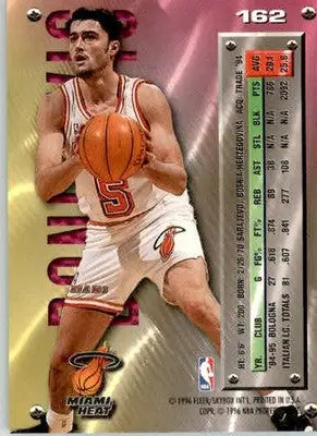 Sasha Danilovic - 1995-96 Metal - #162 - RC Basketball - Basketball Card Single