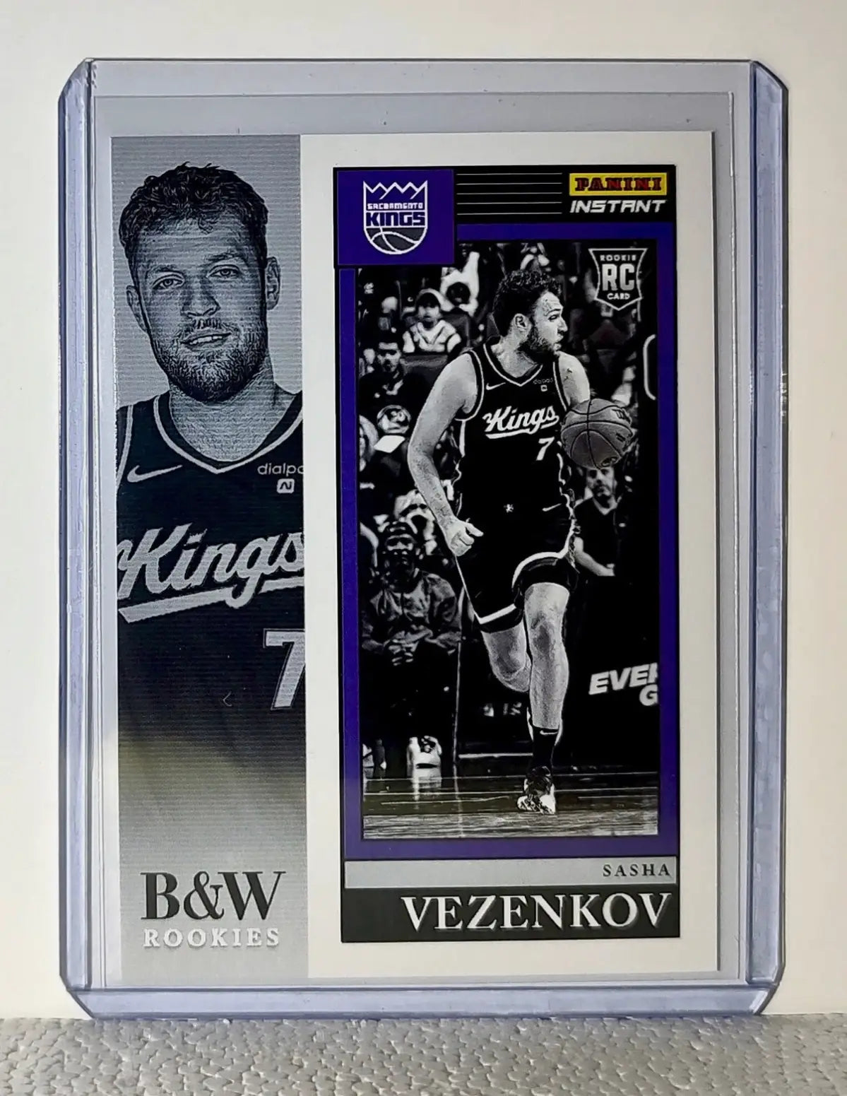 Sasha Vezenkov 2023-24 Panini NBA #30 Black and White Rookies Card 1/326