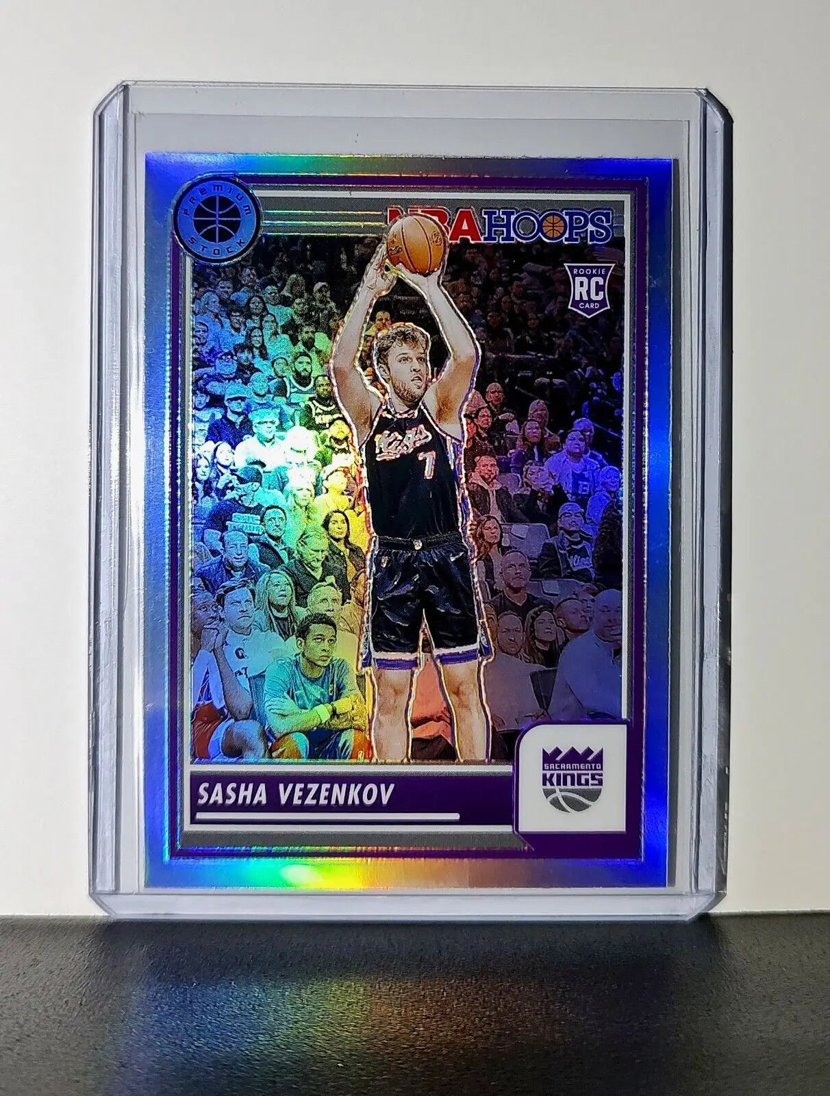Sasha Vezenkov 2023-24 Panini Premium NBA Hoops #157 Rookie Prizm Refractor Card - Basketball Card Single