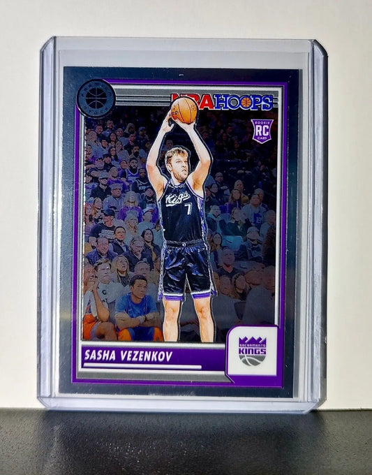 Sasha Vezenkov 2023-24 Panini Premium Stock NBA Hoops #157 Rookie Card Kings - Basketball Card Single