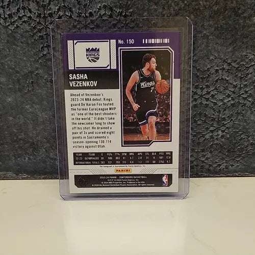 Sasha Vezenkov Contenders basketball card from Vezenkov Contenders Playoff Ticket series