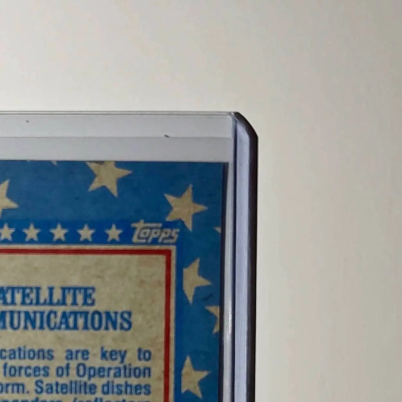 Satellite Communications 1991 Topps Desert Storm #173 Card