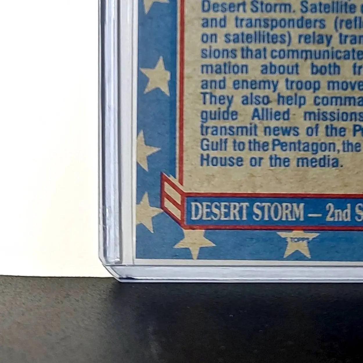 Satellite Communications 1991 Topps Desert Storm #173 Card