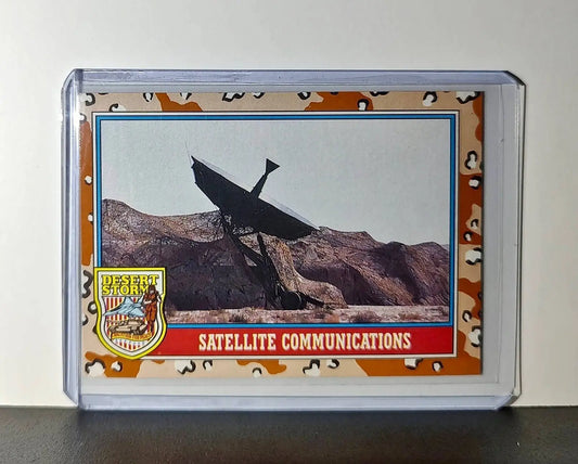 Satellite Communications 1991 Topps Desert Storm #173 Card - Non-Sports Card Single