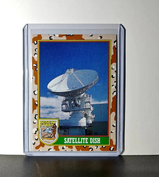 Satellite Dish 1991 Topps Desert Storm #72 Card