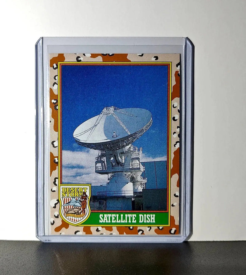 Satellite Dish 1991 Topps Desert Storm #72 Card