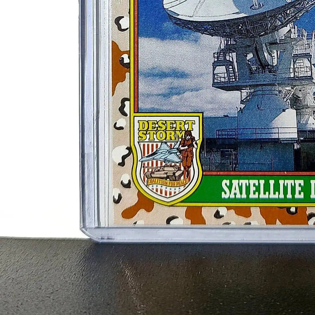 Satellite Dish 1991 Topps Desert Storm #72 Card