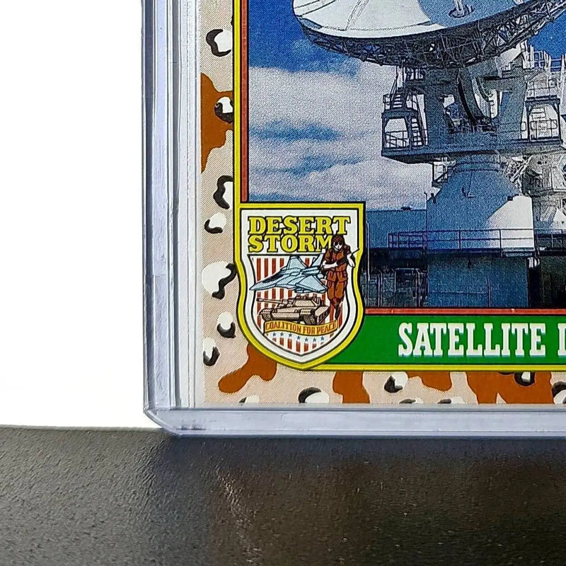 Satellite Dish 1991 Topps Desert Storm #72 Card