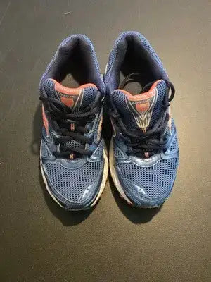 Saucony Running Shoes Womens 6.5 Blue Coral Mesh Leather Athletic Sneakers - Apparel