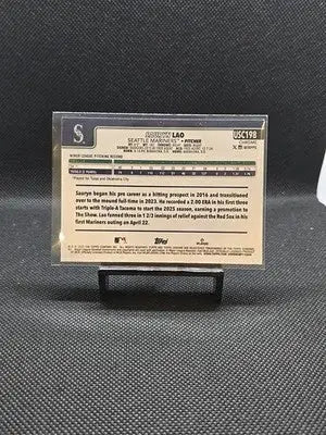 Sauryn Lao 2025 Topps Chrome Update RC Mariners #USC 198 X-Fractor