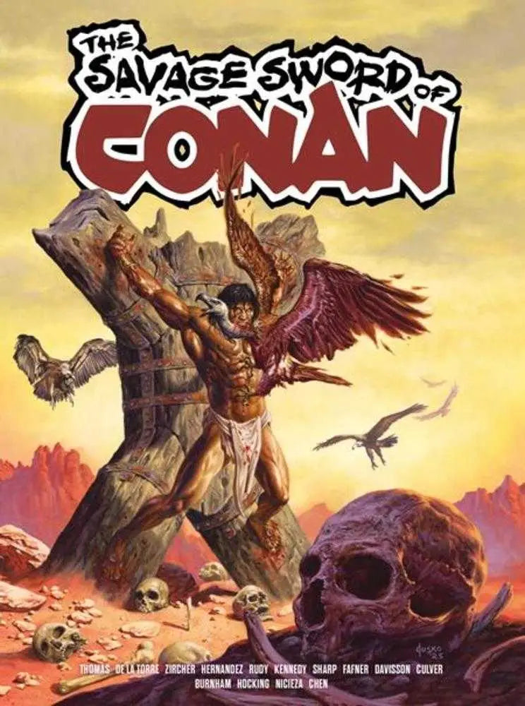 Savage Sword Of Conan TPB Volume 03 Direct Market Edition Joe Jusko Cover (Mature) - Comic Book