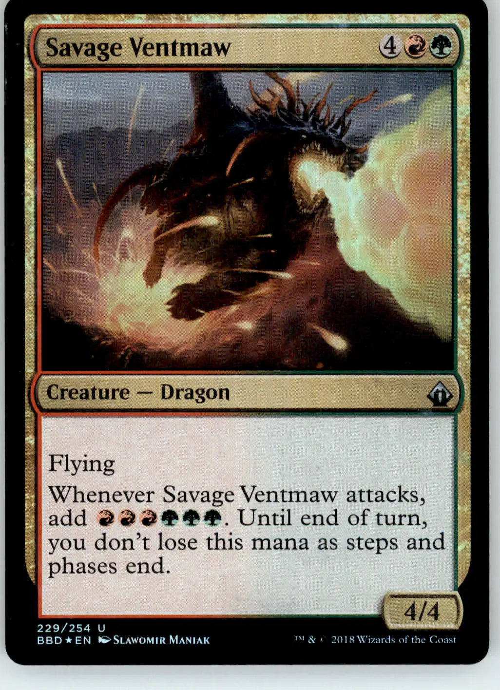 Savage Ventmaw - Battlebond - 229 - Foil LP Magic: The Gathering
